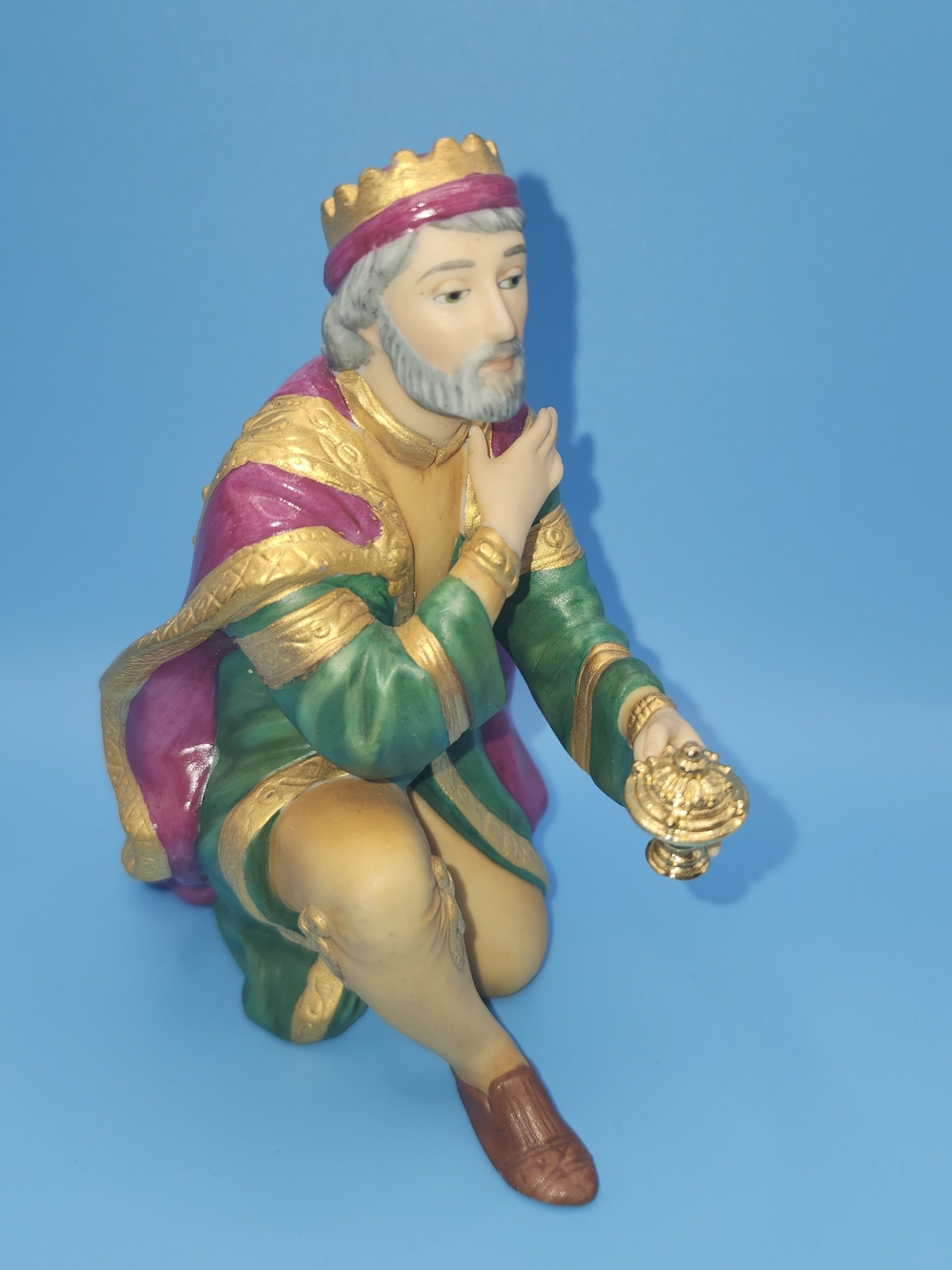 The Franklin Mint The Nativity GASPAR 1989 Christmas Replacement Figurine